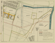 214108 Plattegrond van het terrein tussen de Amsterdamsestraatweg en de Vecht te Utrecht en Zuilen; met aanduiding van ...